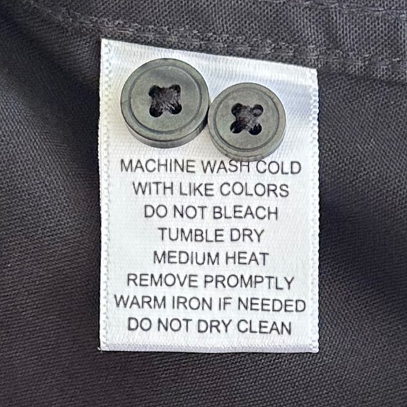 UNTUCKit Women's 100% Cotton Long Sleeve Button-Down Blouse Black 6 Classic - Picture 8 of 10